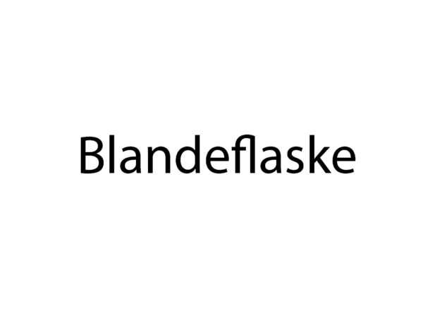 HDPE Blandeflaske 1 Liter