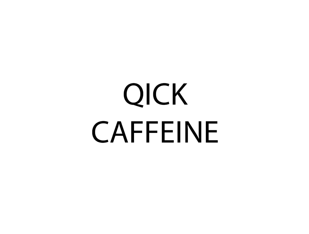 QICK Caffeine Cola