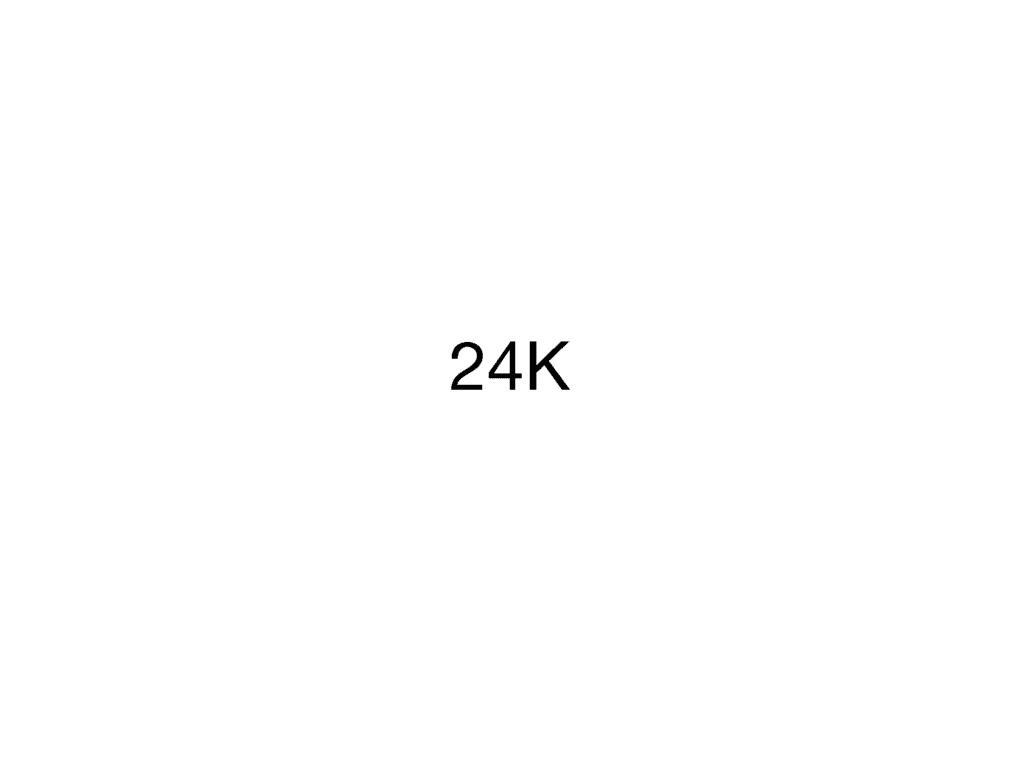 24K Crystal White Dry Portion
