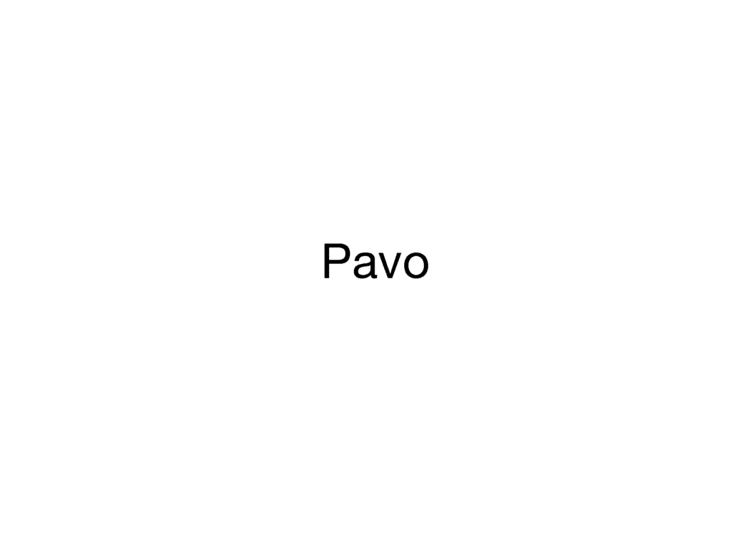 Pavo Natural