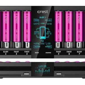 Efest LUC V8 Double LCD Lader